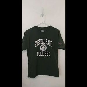 Vintage Champion Russell Sage College T Shirt